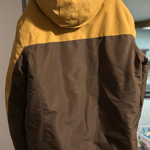 Yellow and Brown Men's Jacket - Picture 2 of 3